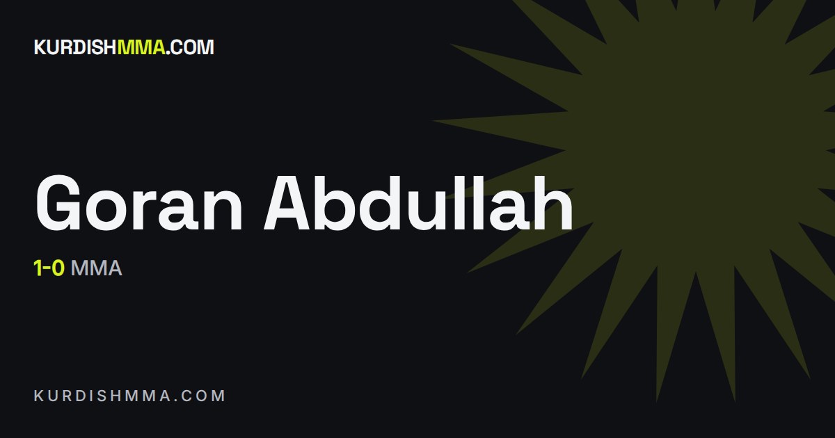 Goran Abdullah, record card from the register