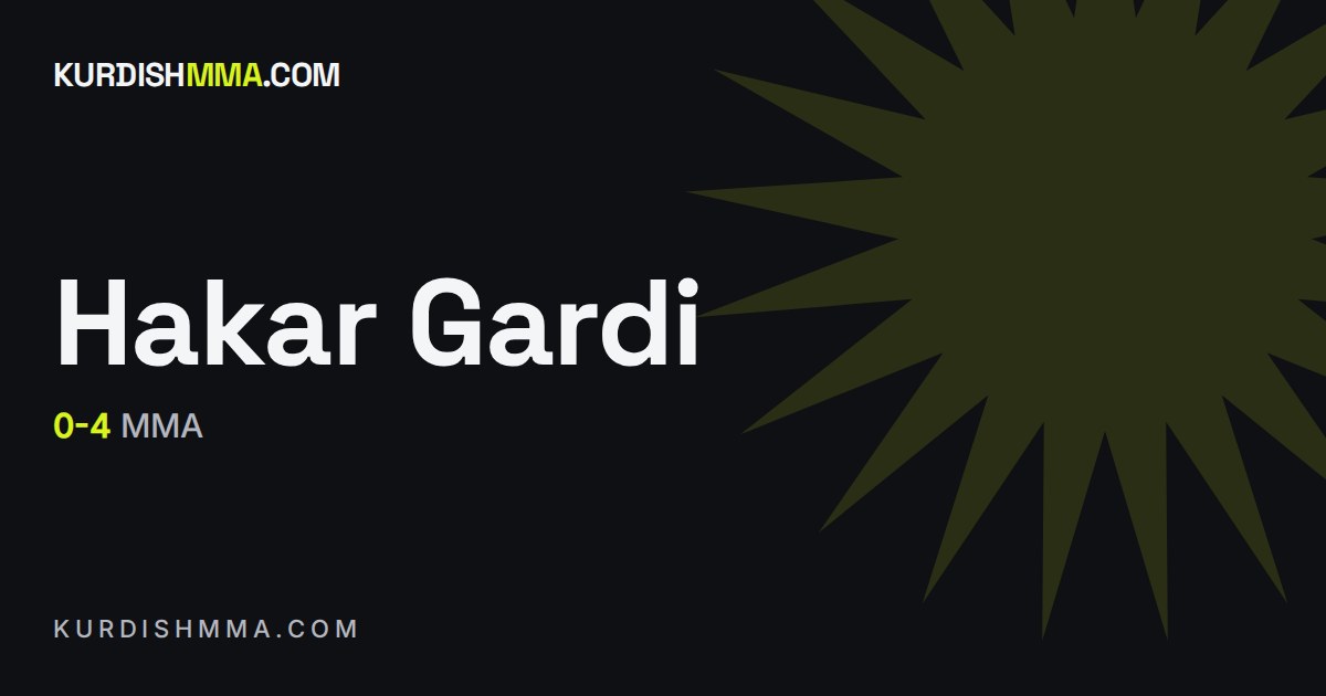 Hakar Gardi, record card from the register