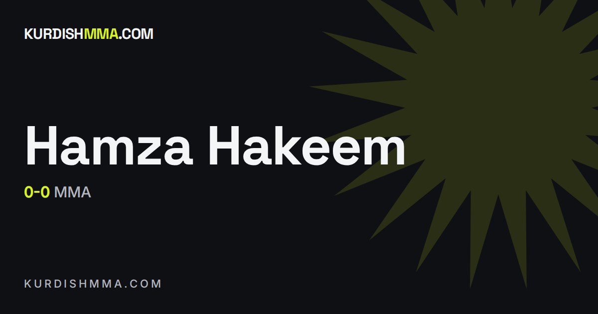 Hamza Hakeem, record card from the register