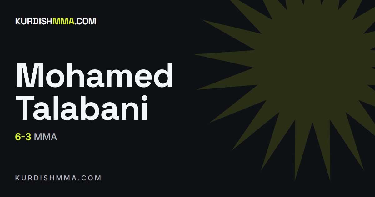 Mohamed Talabani, record card from the register