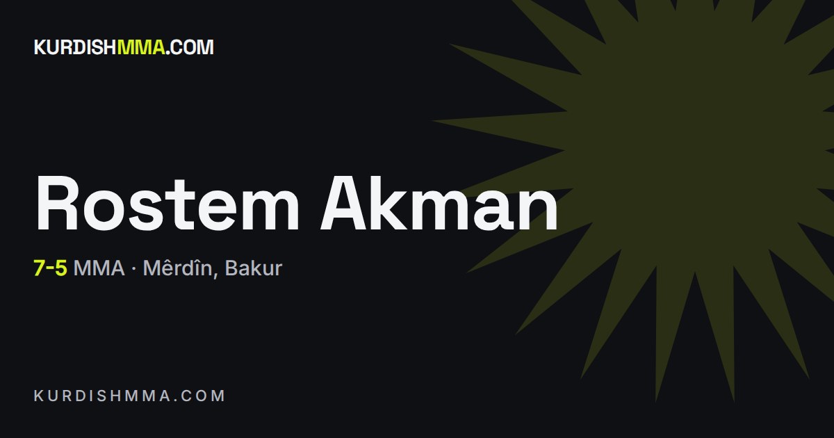 Rostem Akman, record card from the register