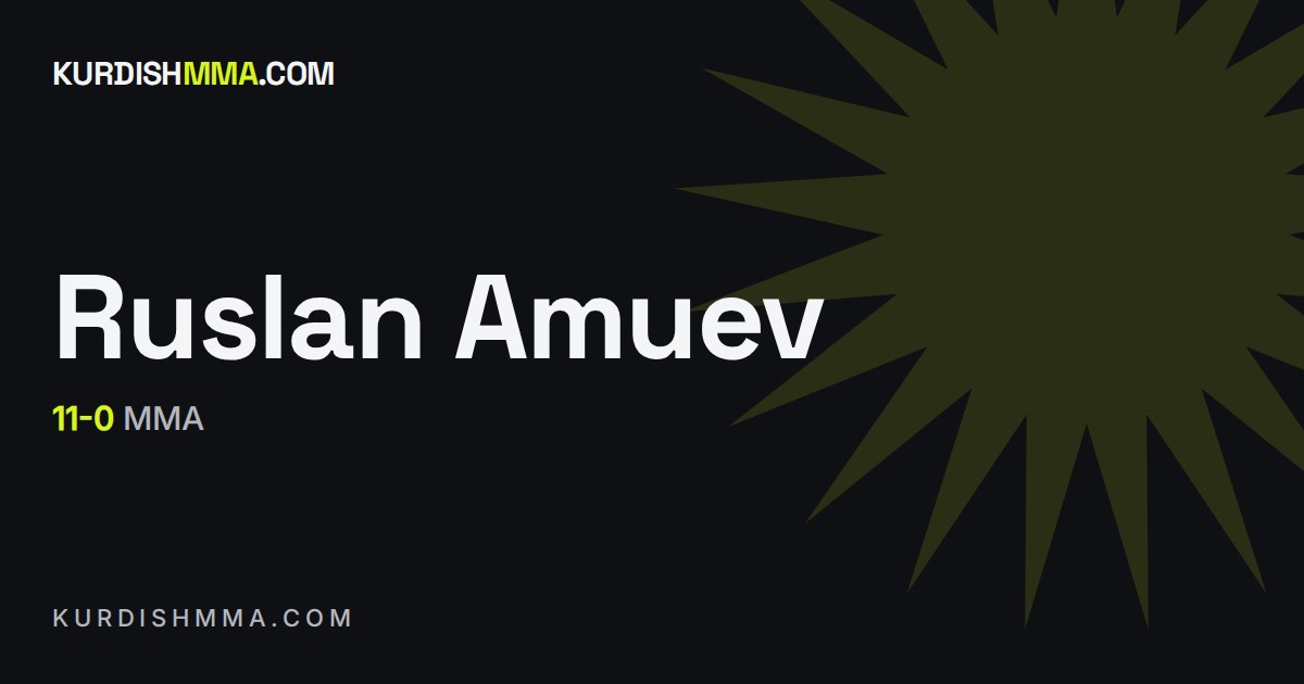 Ruslan Amuev, record card from the register